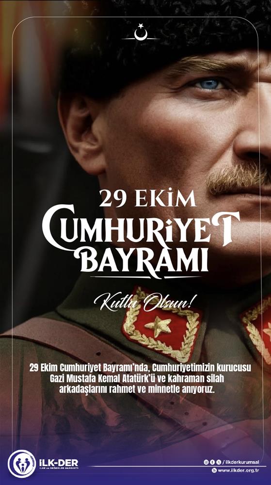 29 Ekim Cumhuriyet Bayramı Kutlu Olsun